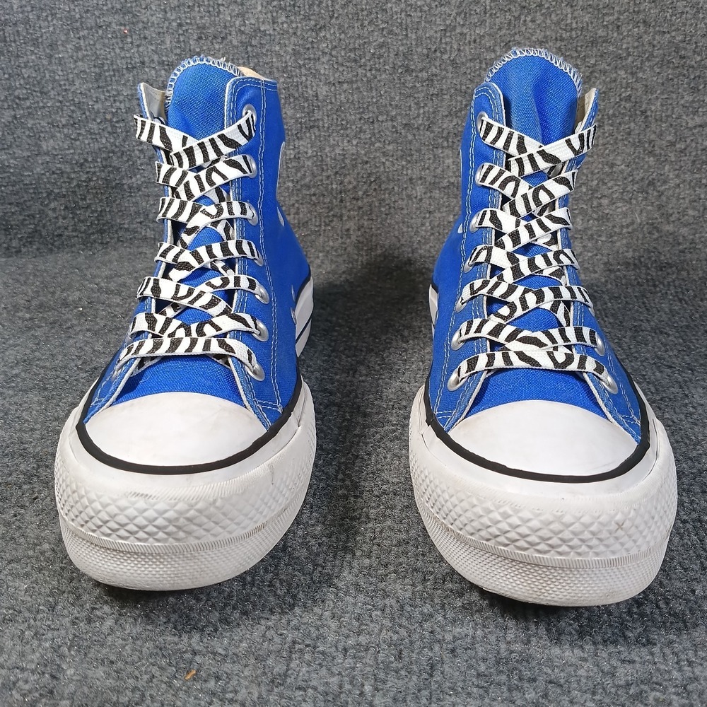 Converse Chuck Taylor All Star Lift High Top Women Size 9 Blue Canvas Platform - Picture 2 of 7